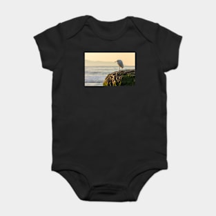 Young Egret Baby Bodysuit